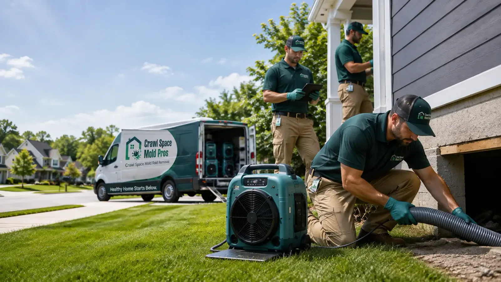 Crawl Space Mold Removal in Martinton, IL